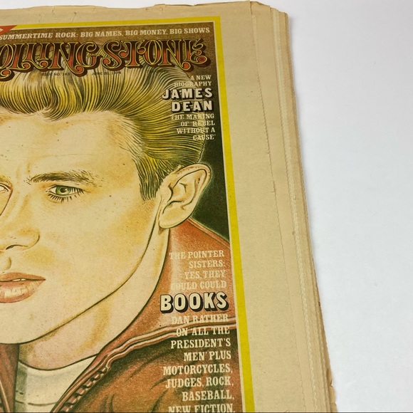 Vintage Rolling Stone Magazine James Dean June 20, 1974 Music Art History - Picture 3 of 6